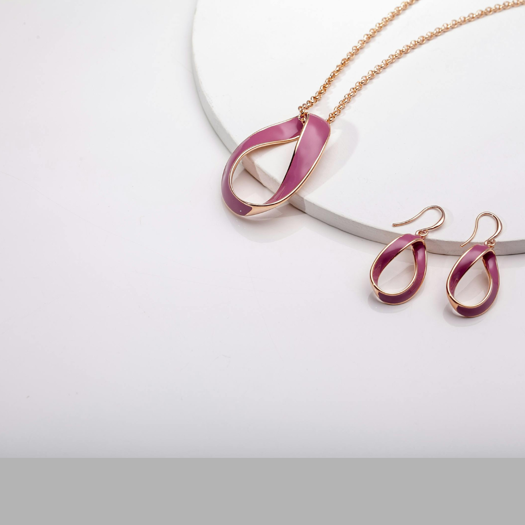 Adornmora Brass Gold-plated Gold Jewel Set - Image 2