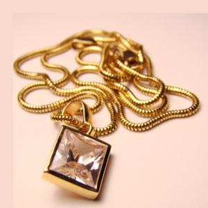 Cupid's Gem Anti tarnish waterproof Stainless steel pendant Accessories Necklace